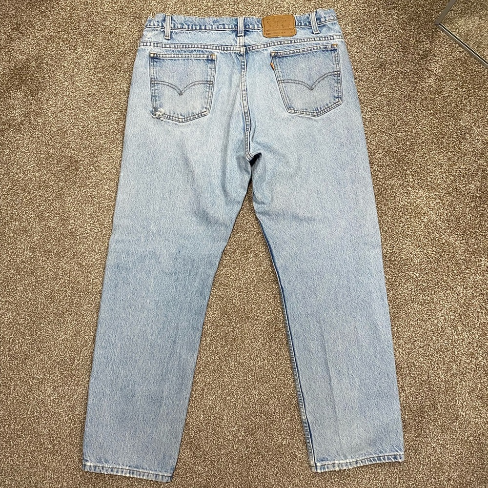 Orange Tab Levi 505’s